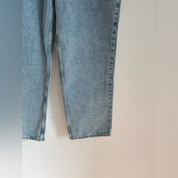 Good American 90s duster light wash high rise denim jeans women’s size 14 - Picture 4 of 11